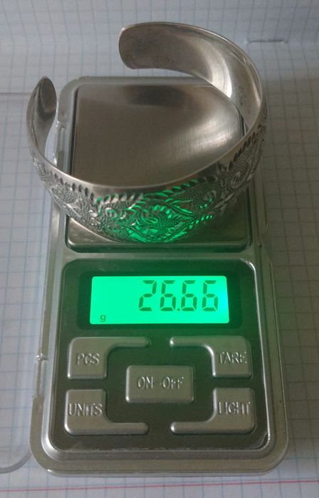 Серебряный браслет (26гр).