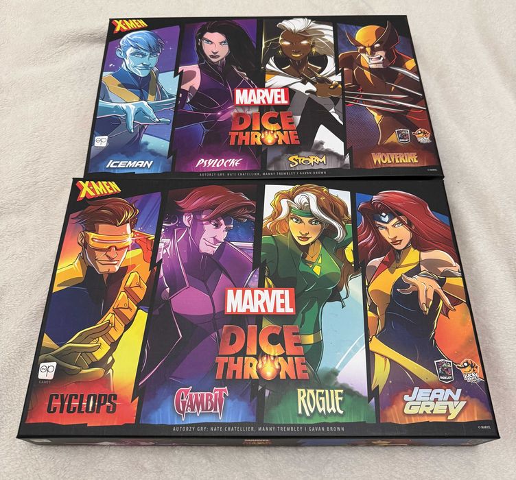 Marvel Dice Throne X-Men komplet + insert druk 3D