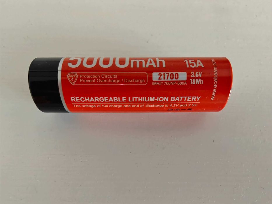 Bateria akumulator 21700 Acebeam 5000 mAh 15A zeritc mixter