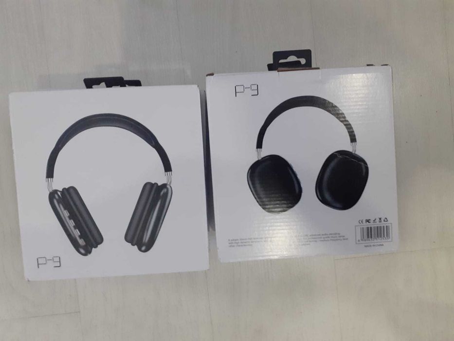 Słuchawki P9 BT bezprzewodowe Super Sonic Extra Audio NOWE Czarne