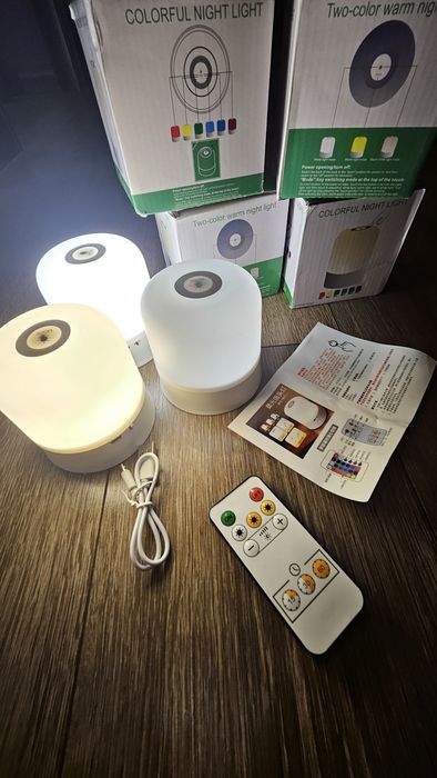 Світлодіодний нічник з трьома типами світла!!!