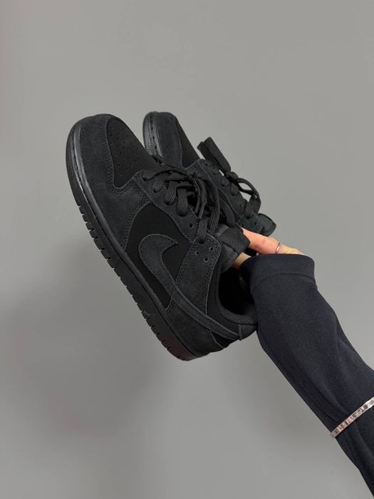36-45 р кросівки NIKE SB DUNK NUBUCK Full BLACK