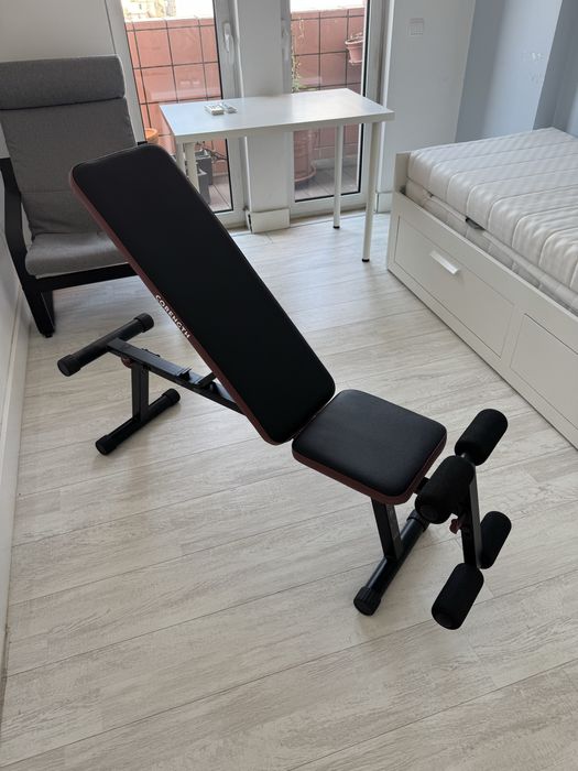 Banco de musculação ajustável Decathlon (dobrável)