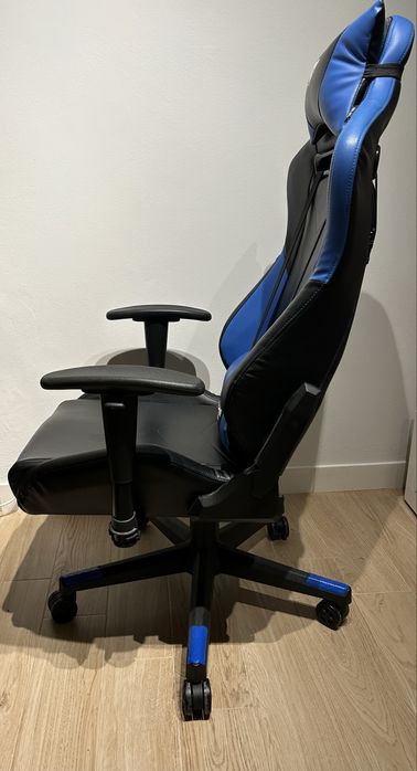 Cadeira Alpha Gamer Azul e preta