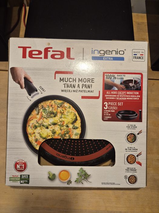3-częściowy zestaw naczyń Tefal Ingenio Extra,