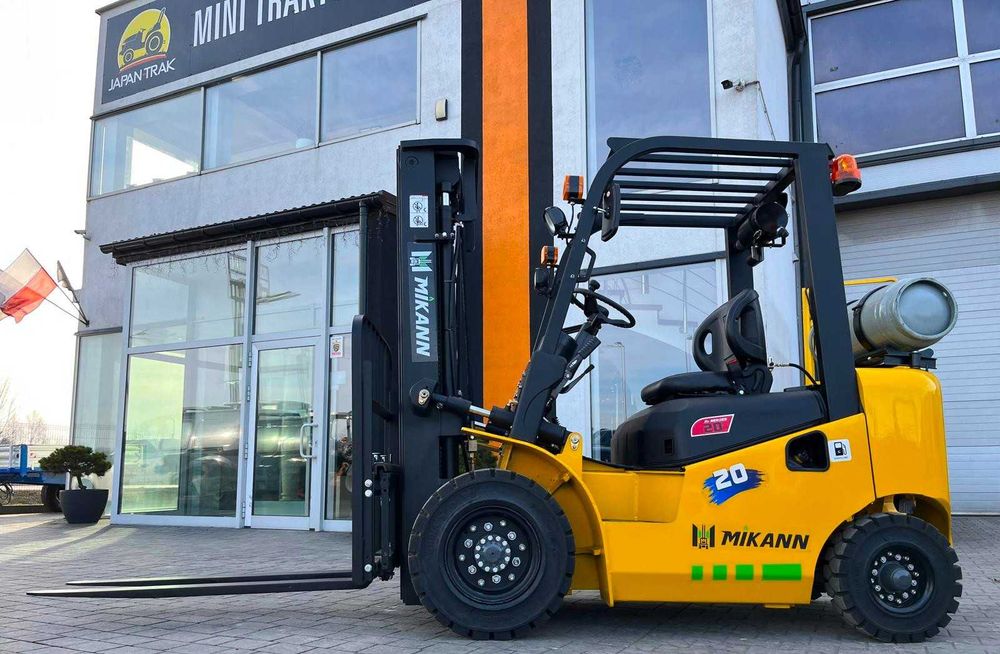 Wózek Widłowy 2T MIKANN, Maszt 4.5m,Triplex, Benzyna-Gaz, Japan Trak