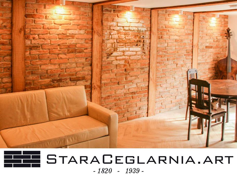stara cegła cięta, płytki ceglane, lico PREMIUM, loft