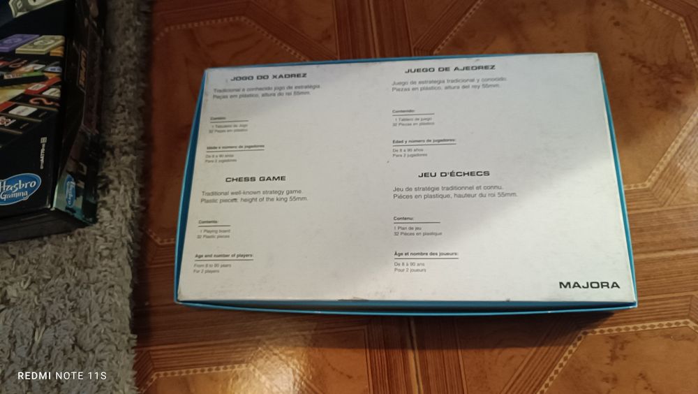 Jogo de tabuleiro xadrez