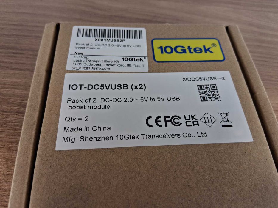 Y092 Moduł Przetwornica DC-DC 2.0-5V Na 5V USB (2 Sztuki)