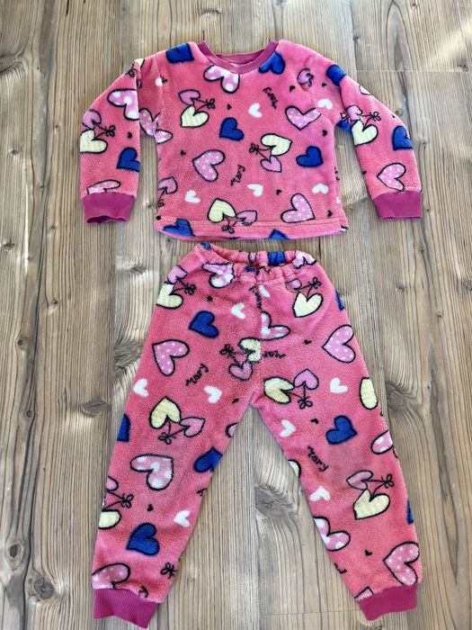 Детская теплая домашняя пижама