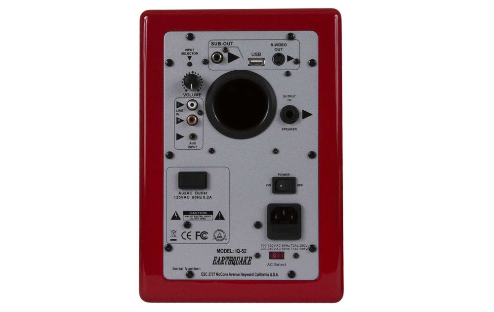 Głośniki aktywne Earthquake iQ 52 Red