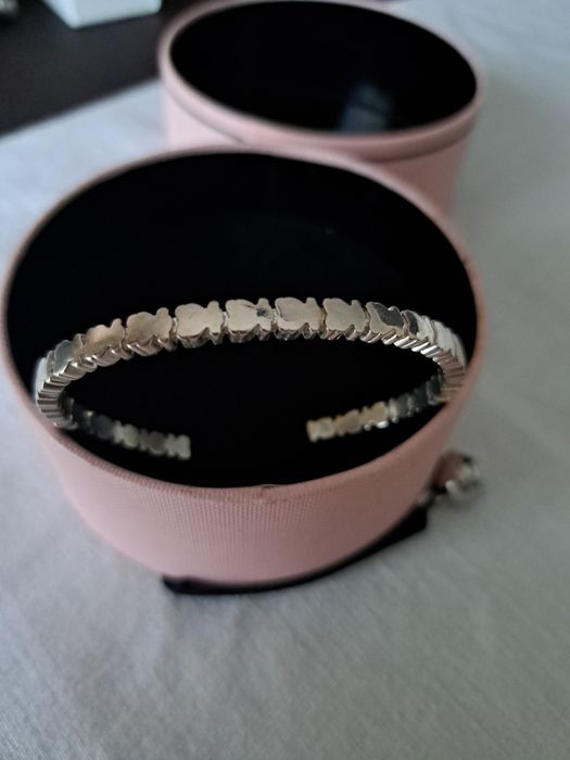 Pulseira rígida Tous em prata