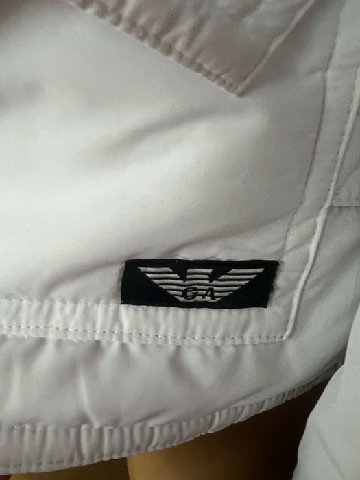 Armani M 38 damska kurtka biała ocieplana
