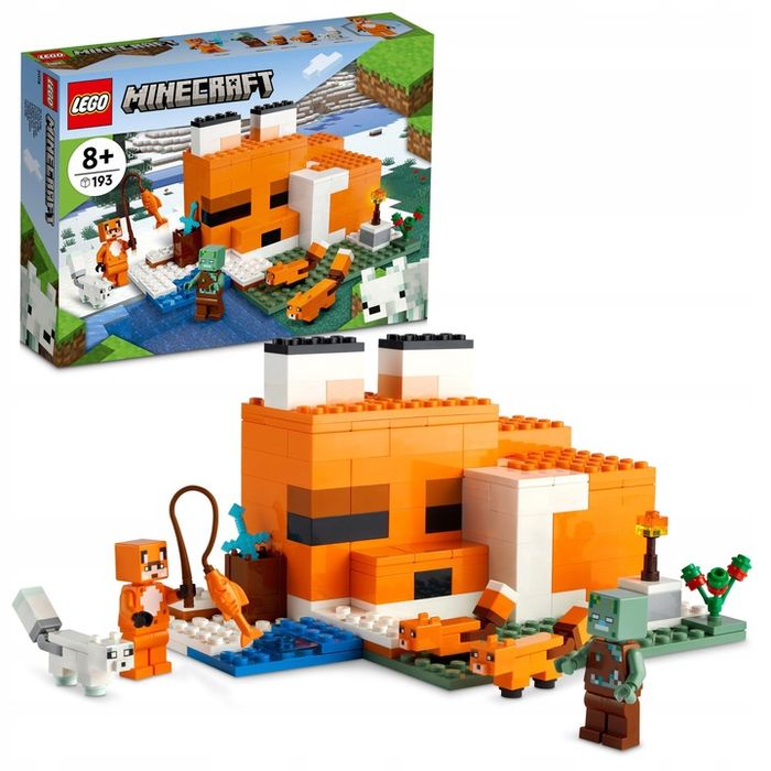 Lego Minecraft Siedlisko Lisów 21178 .