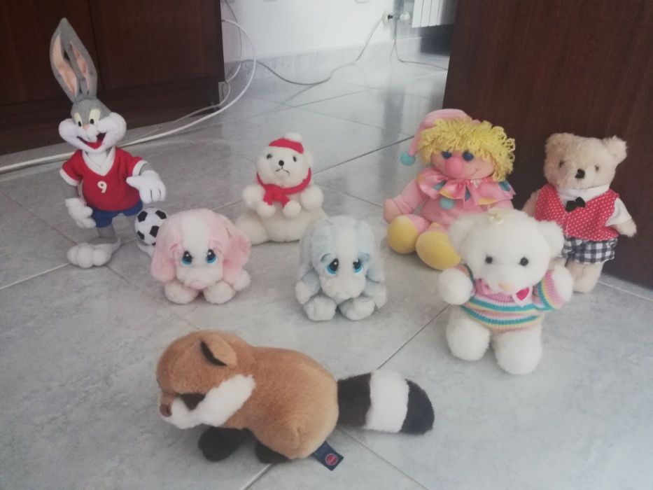 Vários Peluches + Peluches Bando do Bosque