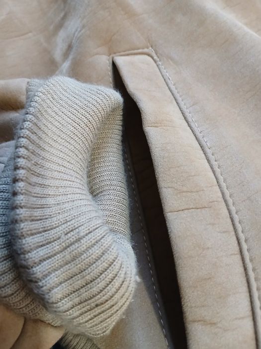 Італійська шкіряна куртка бомбер Collezione  XXL (Made in Italy)