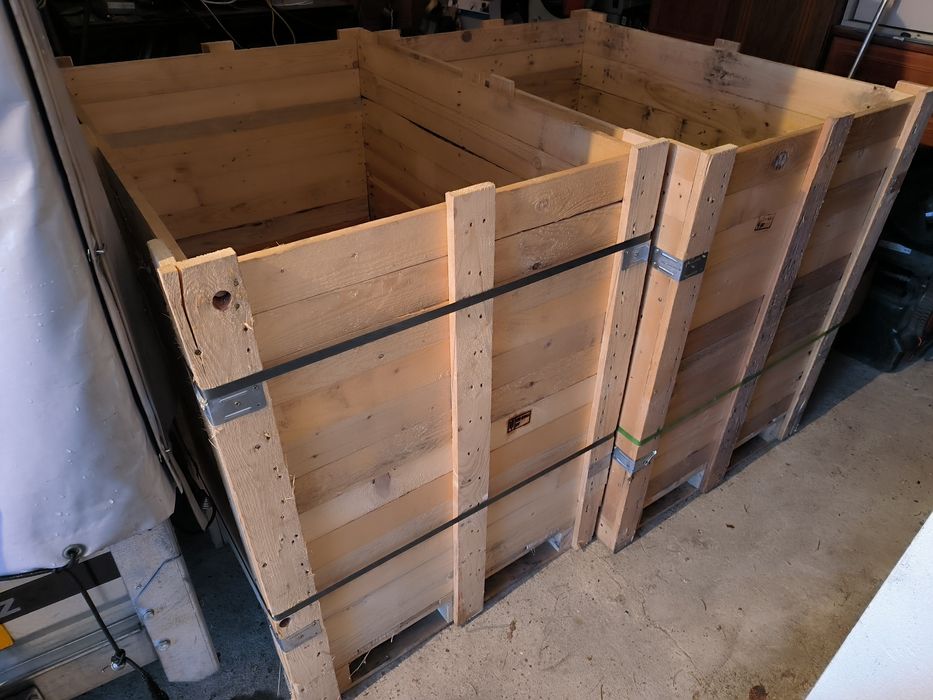 Skrzyniopaleta drewniana