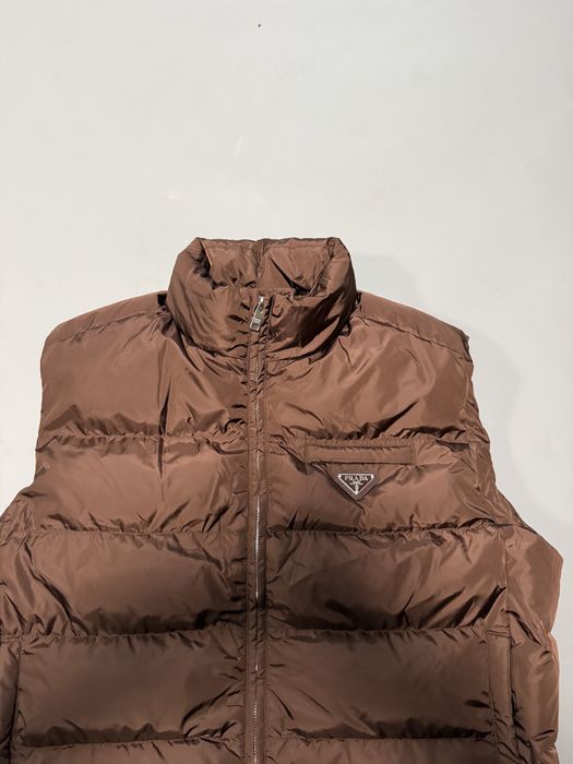 Жилетка PRADA Brown Re-Nylon