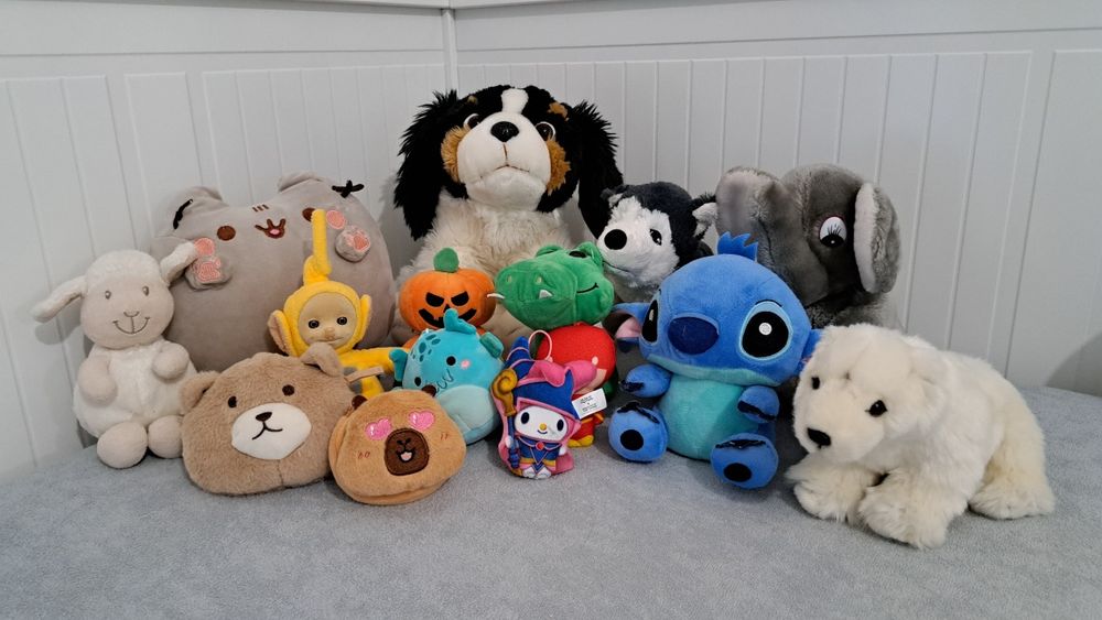 Pluszaki komplet 15 sztuk