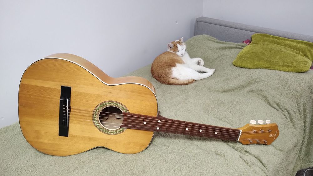 Defil 7/8 gitara akustyczna gryf 45 mm   Dobre brzmienie !!