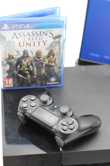Sony PlayStation 4 PS4 Fat 1TB | Pad DualShock 4 | Gra Assassin's Creed Unity | Soft 13.02