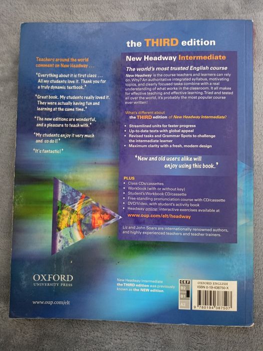 New Headway Intermediate Third Edition SB