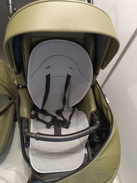 Wozek Roan Bass Soft 2w1 Olive Night stan bardzo dobry