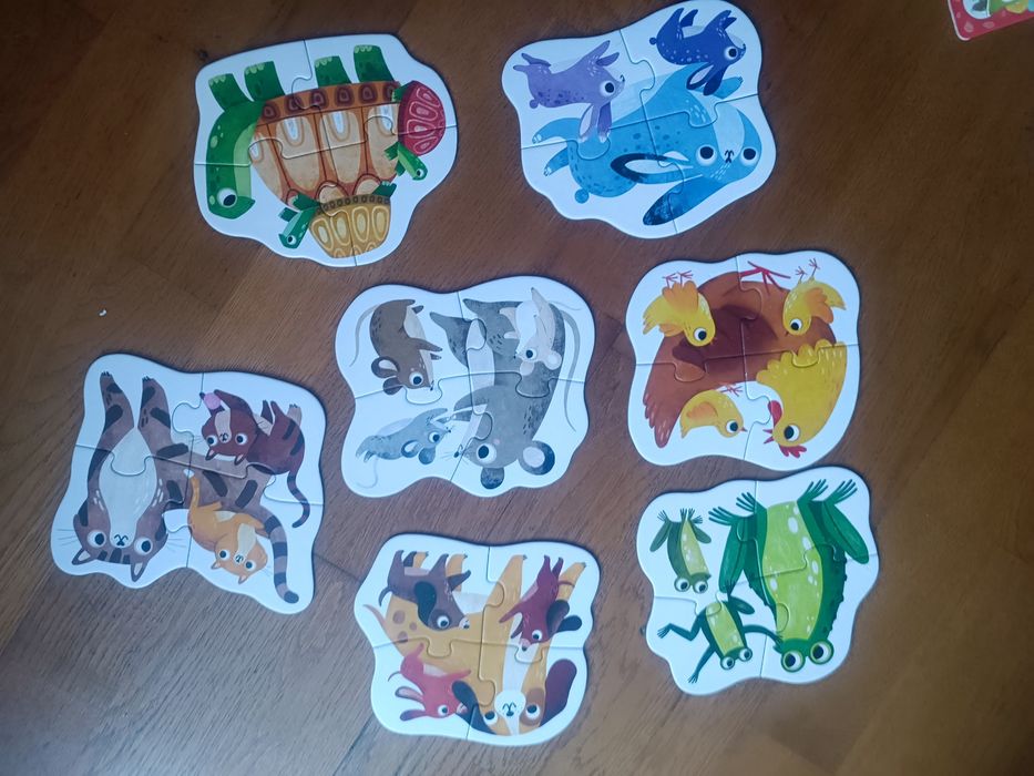 Czuczu moje pierwsze puzzle zwierzeta