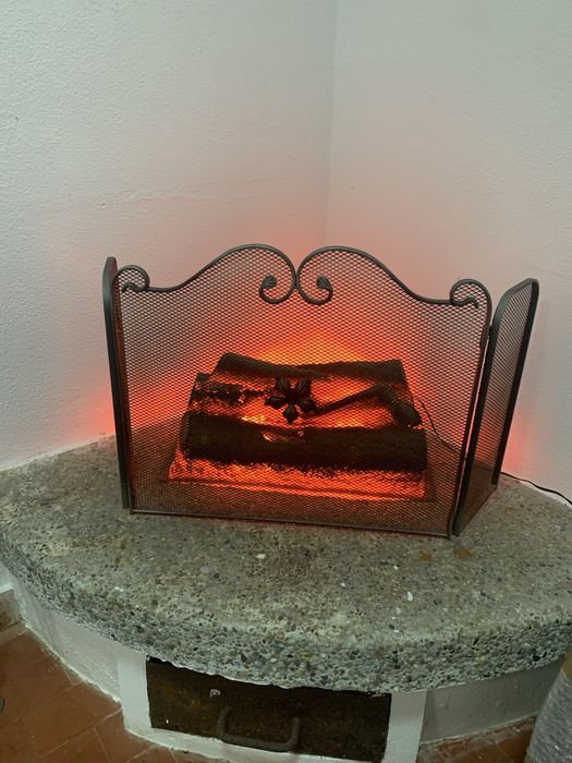 Proteção de lareira e acessórios