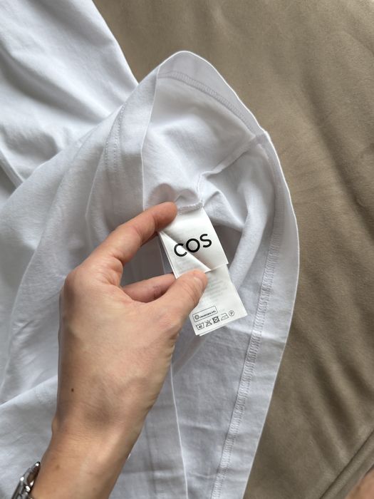 Білий лонгслів COS новий з біркою