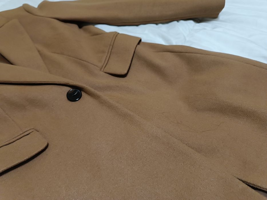 sobretudo cor camel S