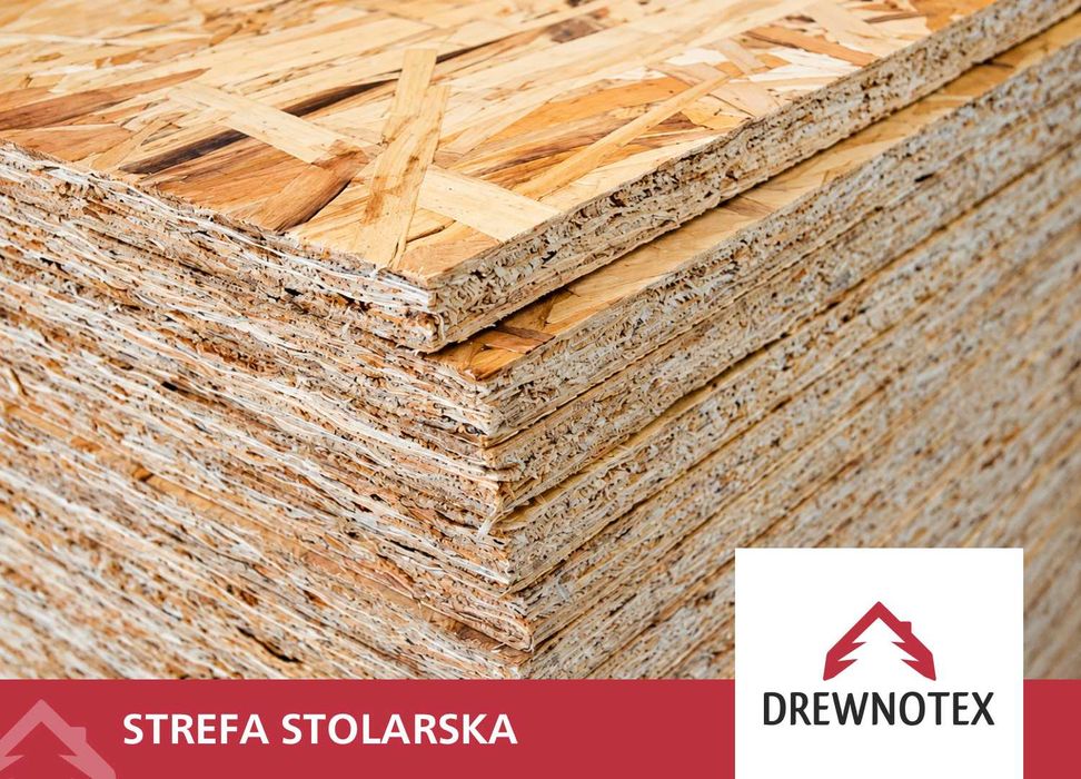 Płyta OSB wiórowa KAŻDA GRUBOŚĆ bez pióro-wpust 2500x1250 mm
