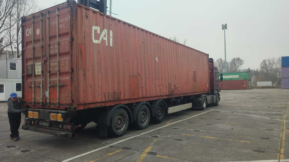 Kontener morski 12 metrów, 40 HC / Pewny Kontener / PZ