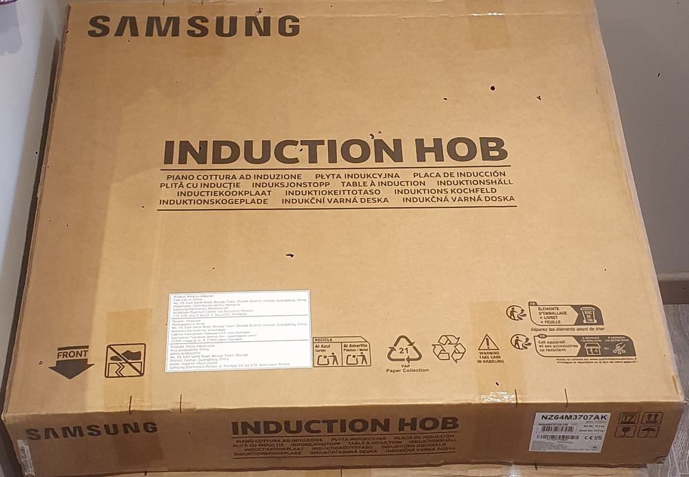 Płyta Indukcyjna Samsung Wysokiej Klasy, Energooszczędna, Nowa