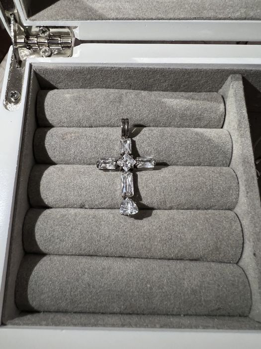 Крестик подвеска серебро