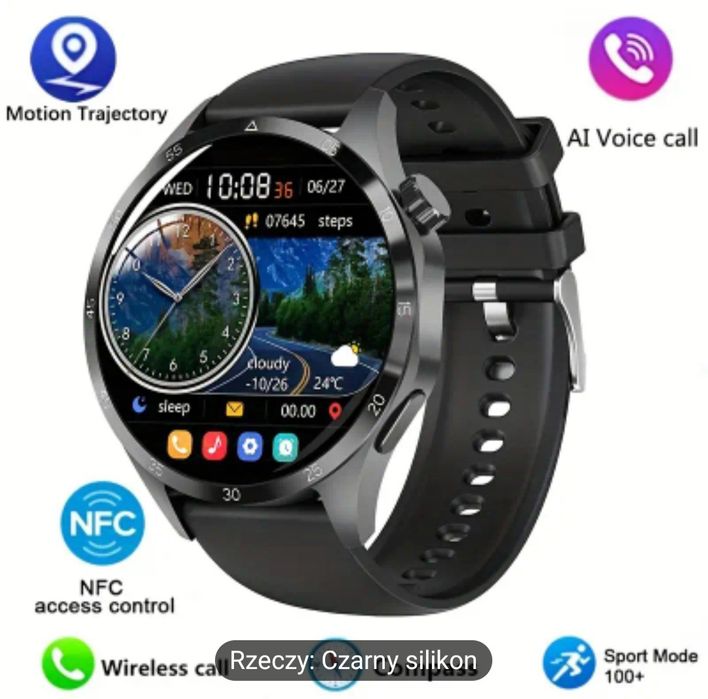 Smartwatch czarny  tylko wysyłka