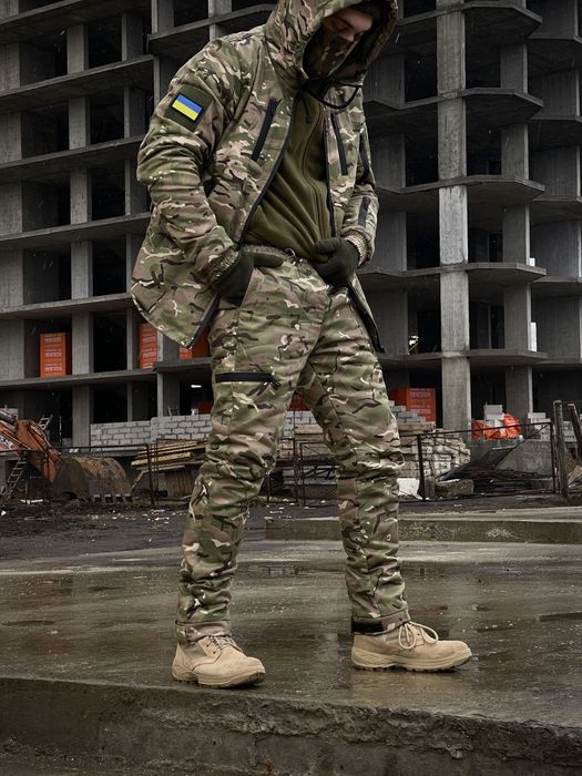 ТОП! Форма военная зимняя мультикам пиксель костюм тактический зимний