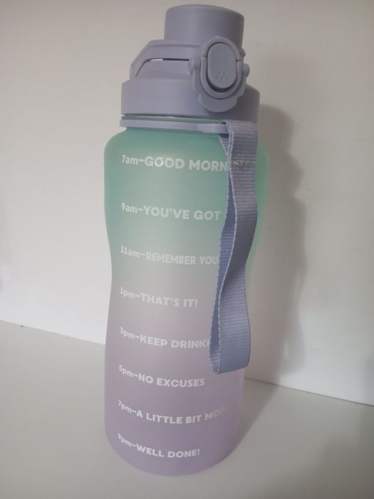 Garrafa para água 2L (frases motivacionais)