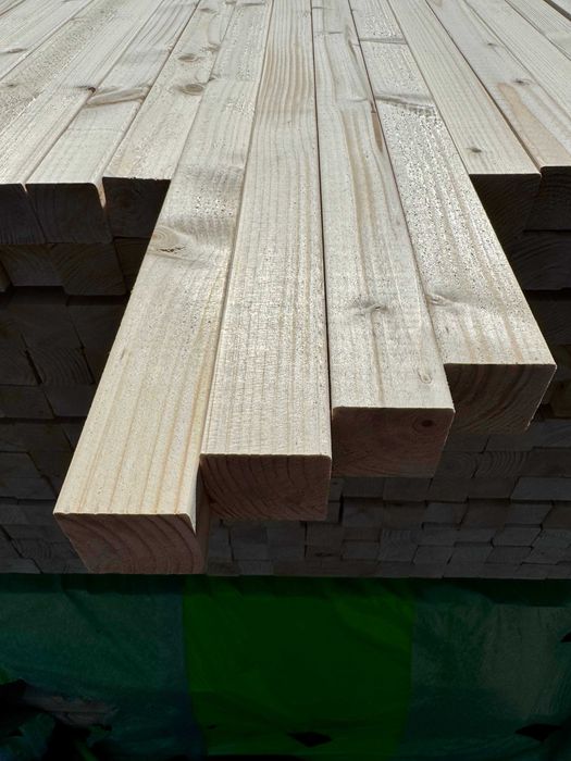 Drewno konstrukcyjne c24 45x45 Kantówka strugana Legar Łata Lamel
