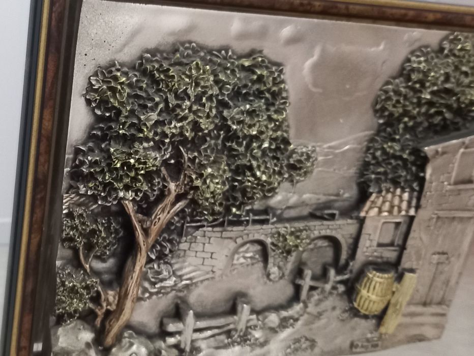 Quadro espelhado/ Quadro em relevo