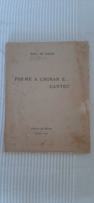 Puz-me a chorar e... cantei! - Raul de Aboim 1932