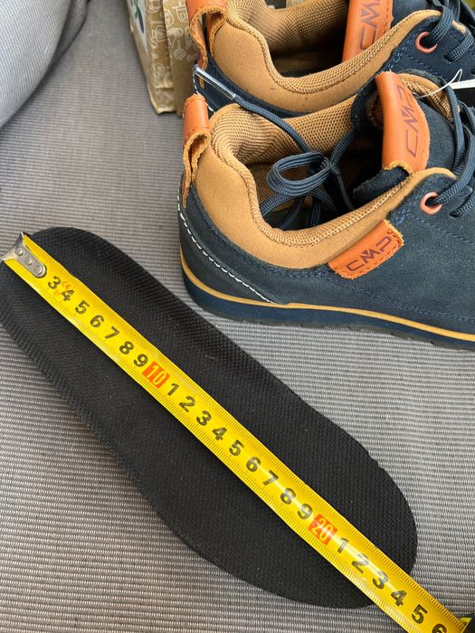 Trekkingi skórzane CMP roz 36/23,5 cm granatowe unisex