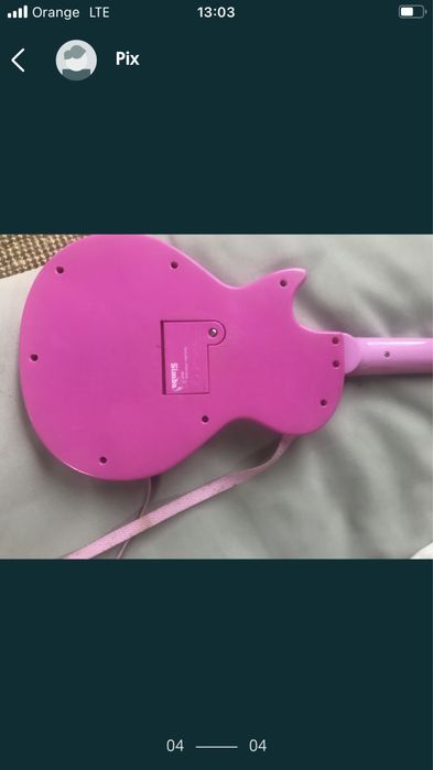 Gitara rokowa Simba dla dziewczynki plus 3 lata