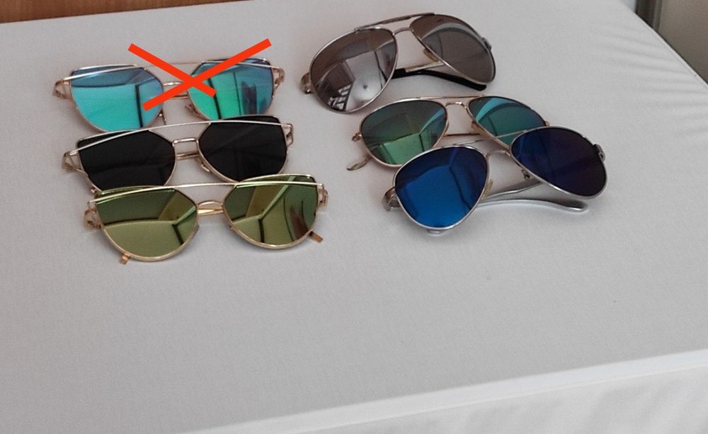 Okulary przeciwsłoneczne typu lustrzanki