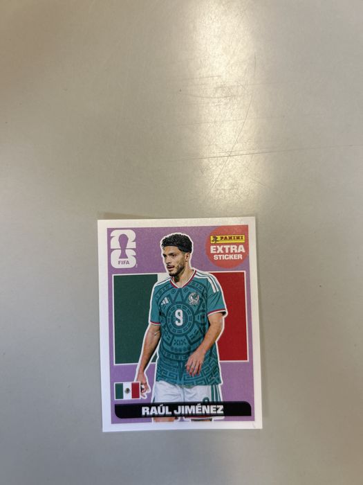 Extra sticker do Raúl Jiménez Mundial Panini