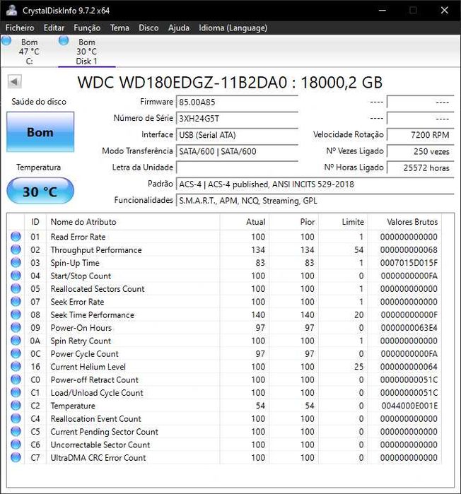 2 discos WD 18 tb