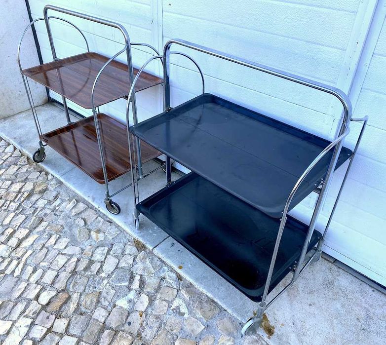 Carrinho de chá vintage +40comp x 22c x 8c x 69prof x 78alt.