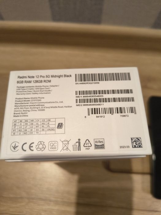 Redmi Note 12 pro 5G