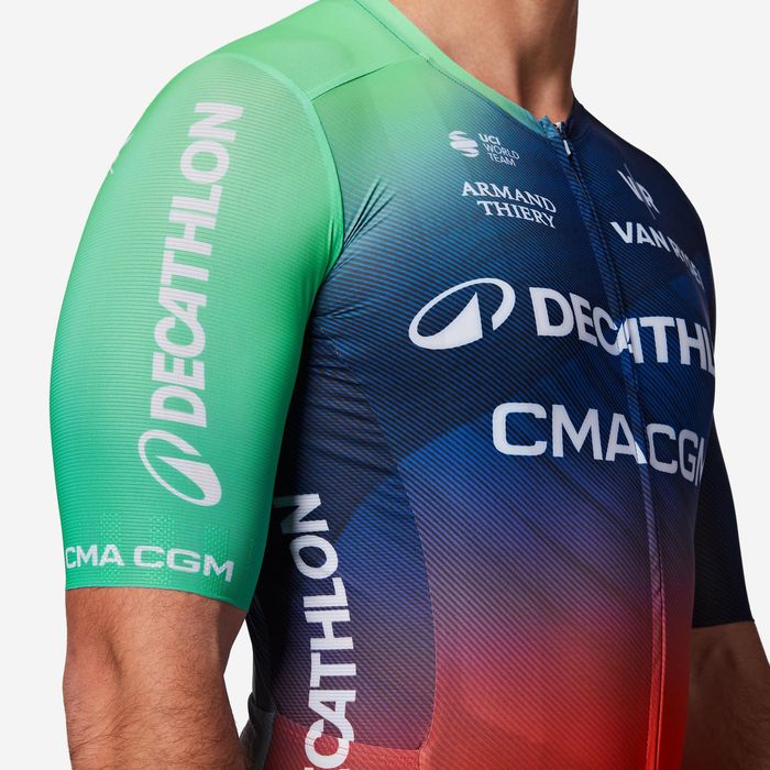 Camisola de Ciclismo de Estrada de Manga Curta, RCR-R DECATHLON CMA