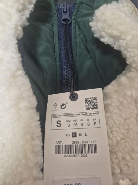 Куртка ZARA тедді